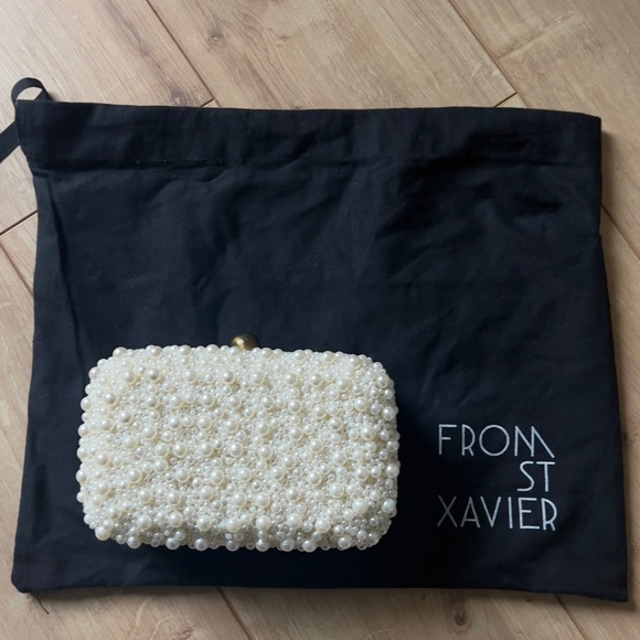 From St. Xavier Pearl Box Clutch - Picture 1 of 4